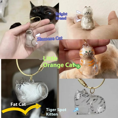 Cápsula Memorial para Pelos de Gato – Leva o Teu Companheiro Sempre Contigo